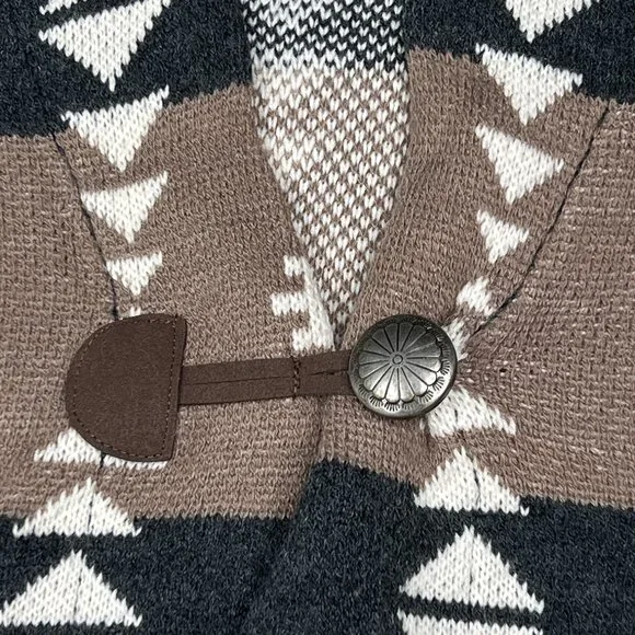 Anthropologie X Oliver. O Southwestern Boho Tribal Knit Cardigan Size 1X - NWOT - Picture 4 of 7